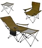 Amazon.co.jp: DesertFox リクライニングチェア キャンプ椅子 単品